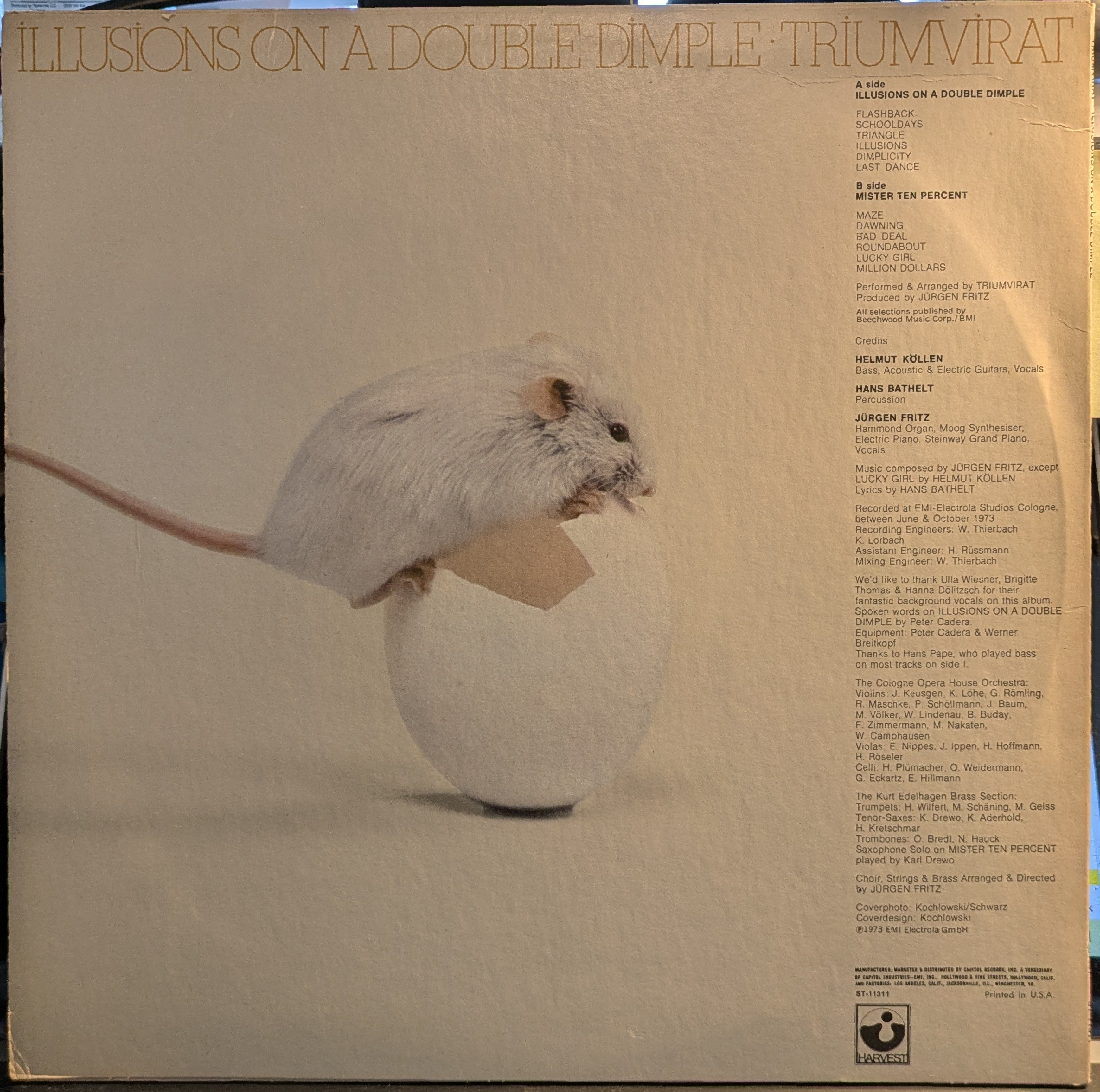 Triumvirat - Illusions On A Double Dimple (VINYL) | Near Mint (NM) Excellent+ (EX+)