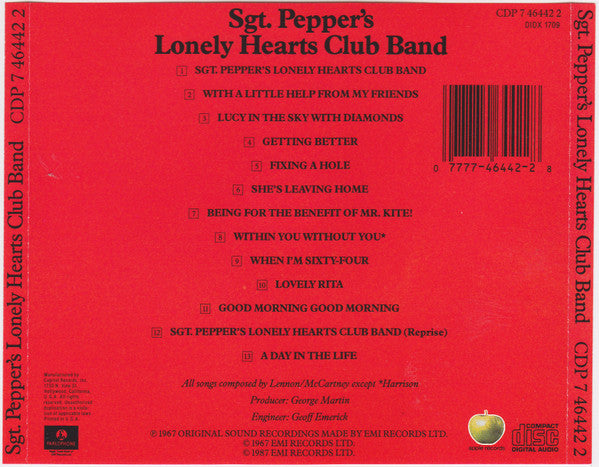 The Beatles - Sgt. Pepper's Lonely Hearts Club Band (CD) | Near Mint (NM) Near Mint (NM)
