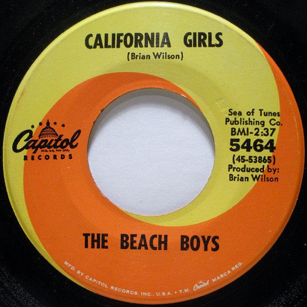 The Beach Boys - California Girls / Let Him Run Wild | Near Mint (NM) Near Mint (NM)