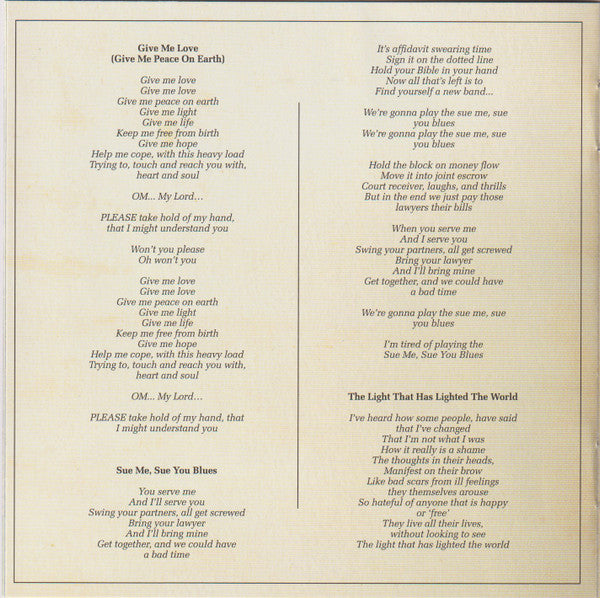 George Harrison - Living In The Material World (CD) | Near Mint (NM) Near Mint (NM)