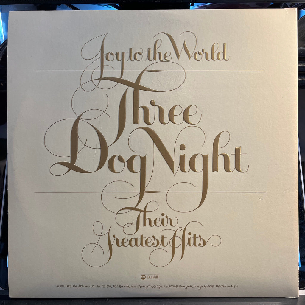 Three Dog Night - Joy To The World - Their Greatest Hits (VINYL) | Near Mint (NM) Near Mint (NM)