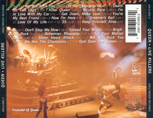 Queen - Live Killers (2xCD) | Near Mint (NM) Near Mint- (NM-)