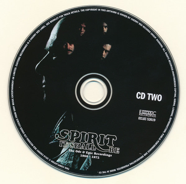 Spirit (8) - It Shall Be: The Ode & Epic Recordings 1968-1972 *5XCD BOX* | Excellent (EX) Near Mint (NM)