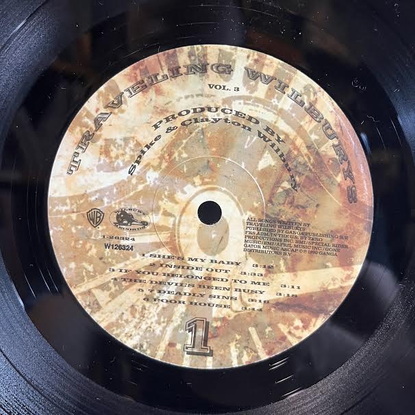 Traveling Wilburys - Vol. 3 (VINYL) | Near Mint (NM) Near Mint (NM)