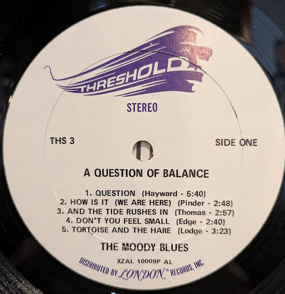 The Moody Blues - A Question Of Balance (VINYL) | Near Mint (NM) Excellent+ (EX+)