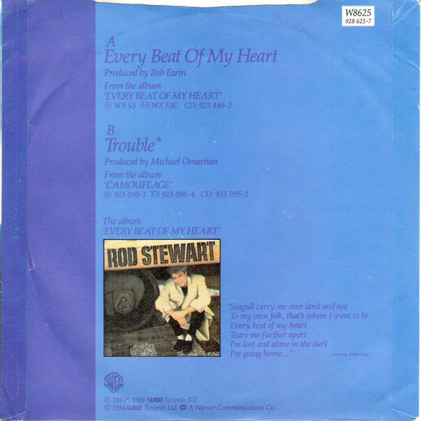 Rod Stewart - Every Beat Of My Heart *7"* | Near Mint (NM) Near Mint (NM)
