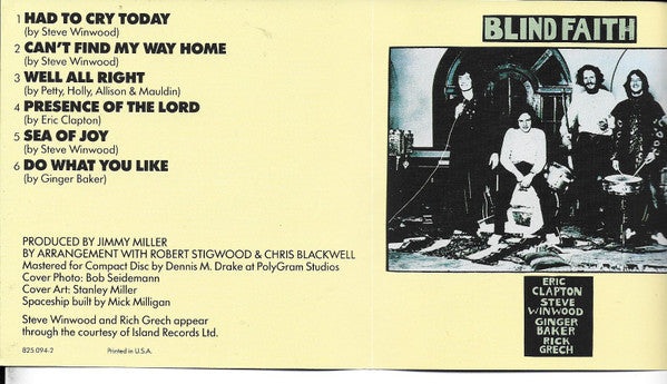 Blind Faith (2) - Blind Faith (CD) | Near Mint (NM) Near Mint (NM)