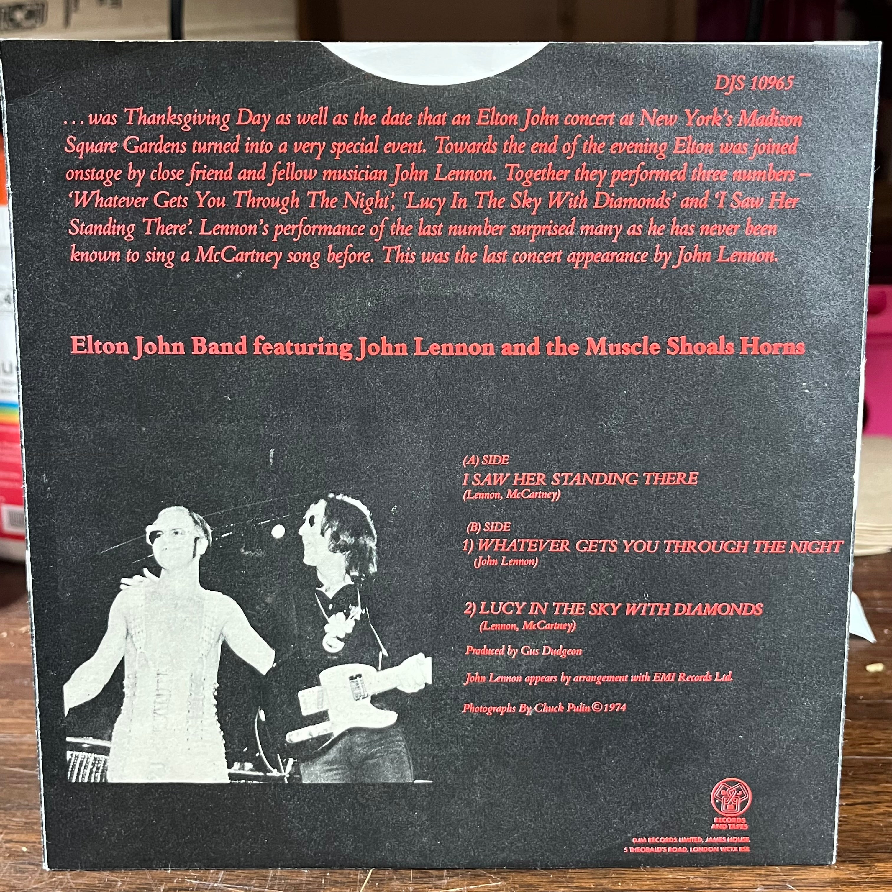 Elton John Band - 28th November 1974... (7" IMPORT VINYL) | Near Mint (NM or M-)