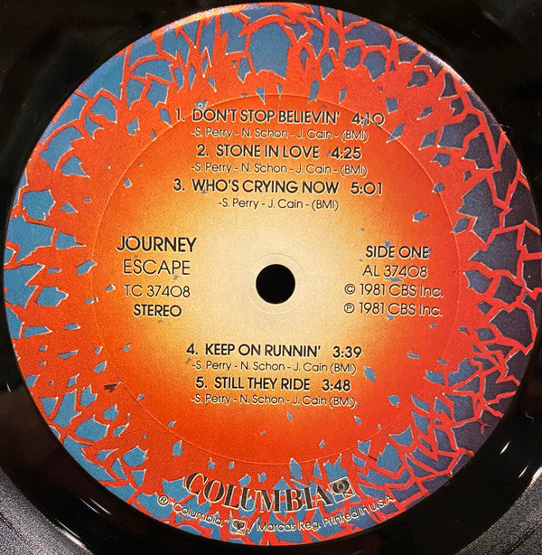 Journey - Escape | Near Mint (NM) Very Good (VG)