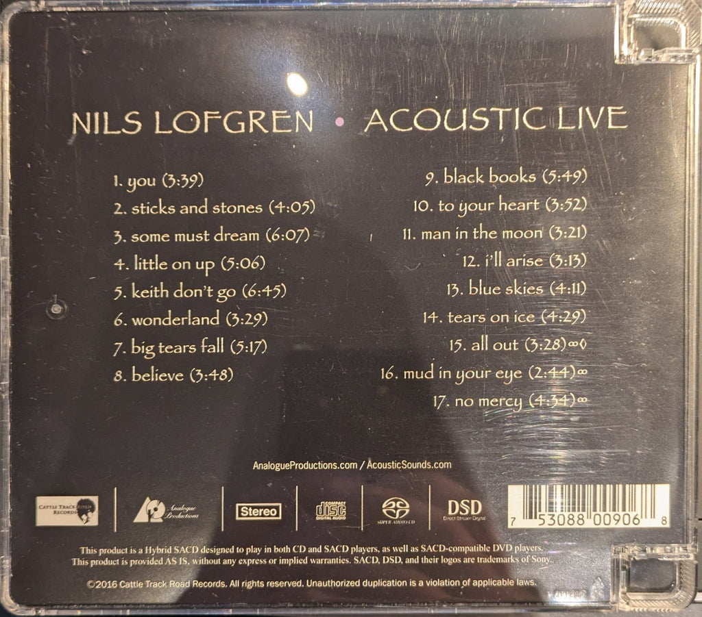 Nils Lofgren - Acoustic Live (SACD) | Near Mint (NM) Near Mint (NM)