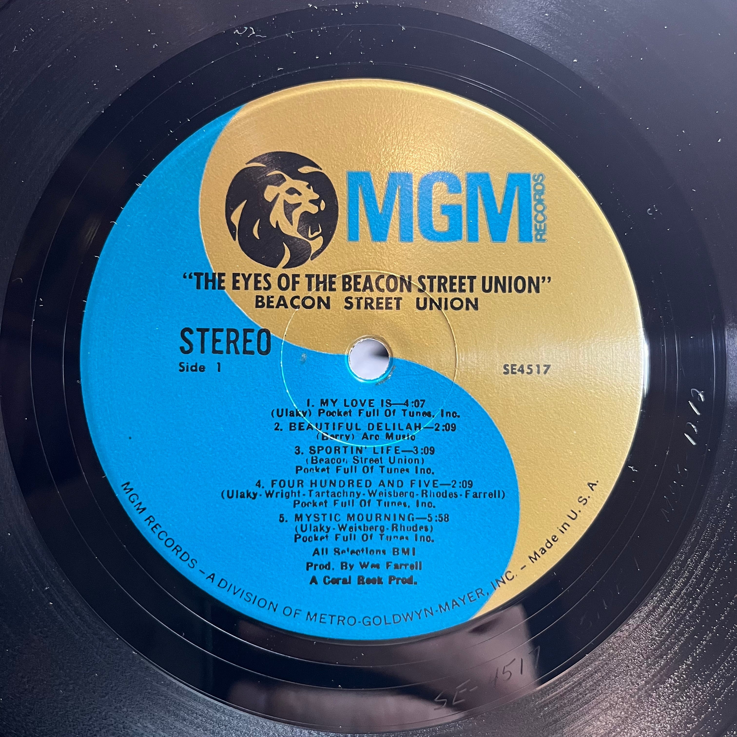 Beacon Street Union - The Eyes Of The Beacon Street Union (VINYL) | Near Mint (NM) Near Mint (NM)