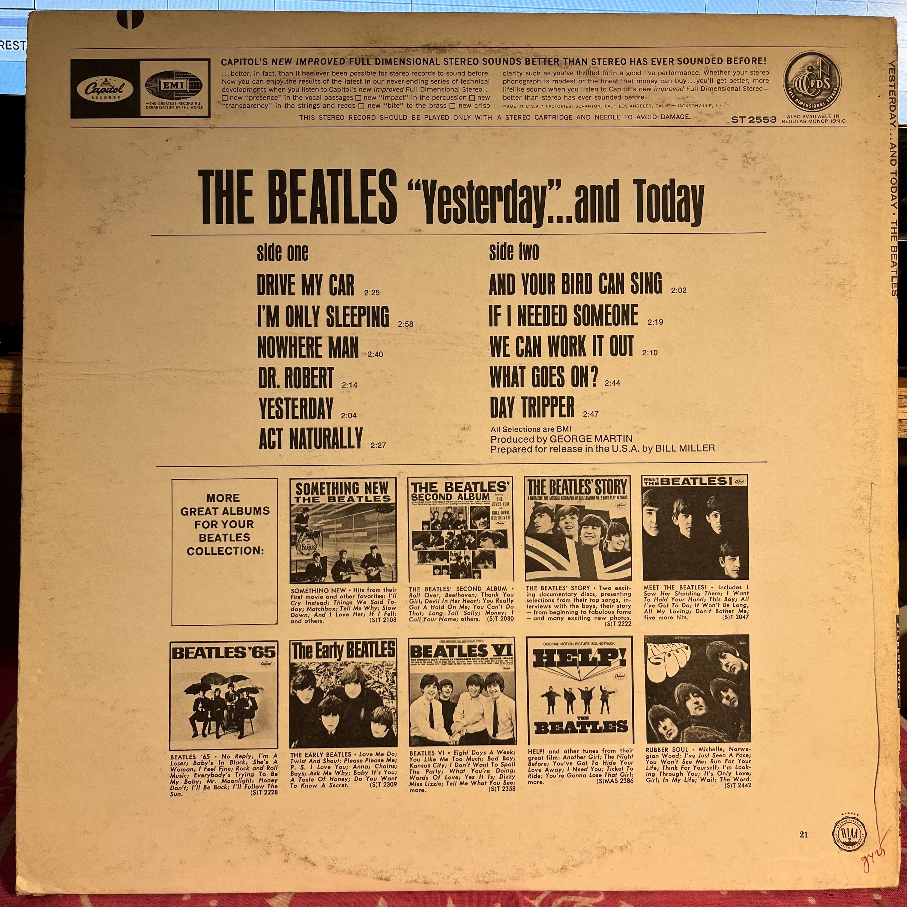 The Beatles - Yesterday And Today *STEREO* | Near Mint (NM) Excellent (EX)
