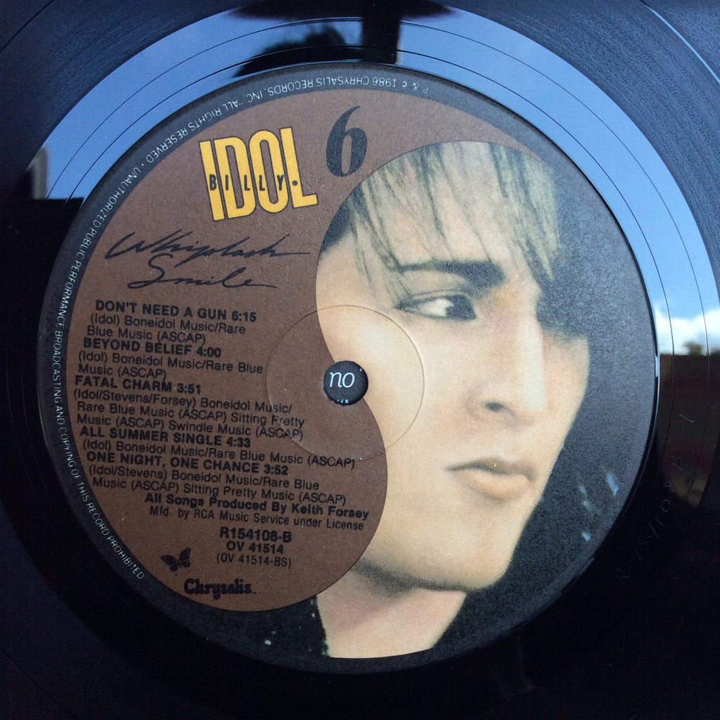 Billy Idol - Whiplash Smile (VINYL) | Near Mint (NM) Near Mint (NM)