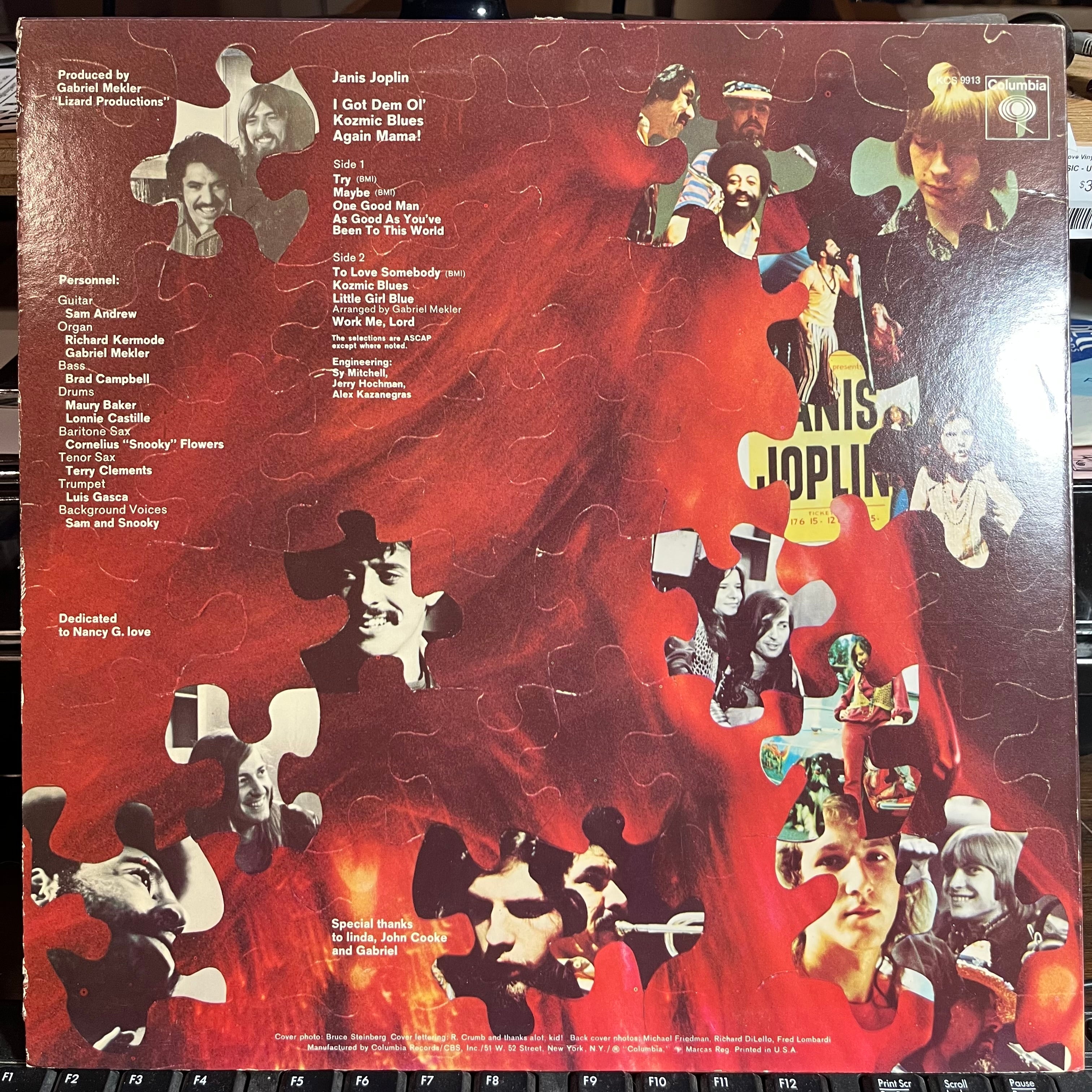 Janis Joplin - I Got Dem Ol' Kozmic Blues Again Mama! (LP, Album, Pit) | Near Mint (NM or M-)