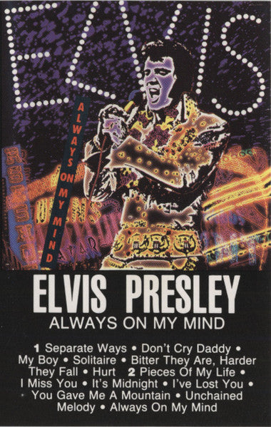Elvis Presley - Always On My Mind (CASSETTE) | Near Mint (NM) Near Mint (NM)
