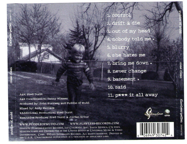 Puddle Of Mudd - Come Clean (CD) | Near Mint (NM) Near Mint (NM)
