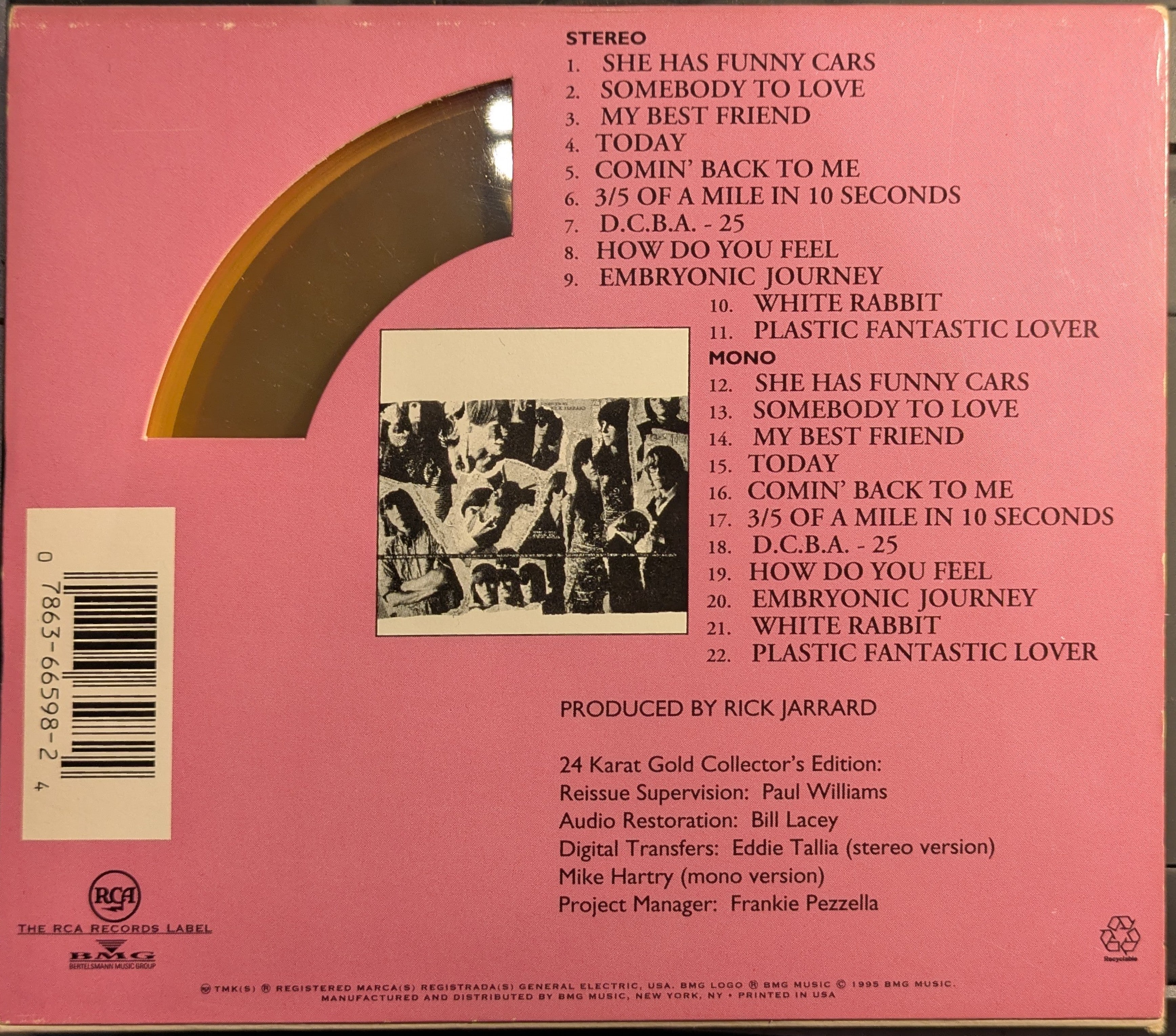 Jefferson Airplane - Surrealistic Pillow (GOLD CD) | Near Mint (NM) Excellent+ (EX+)