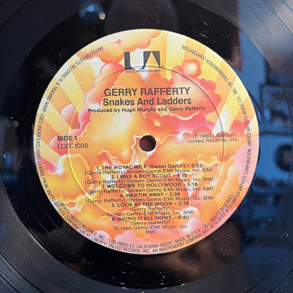 Gerry Rafferty - Snakes And Ladders (VINYL) | Near Mint (NM) Excellent+ (EX+)