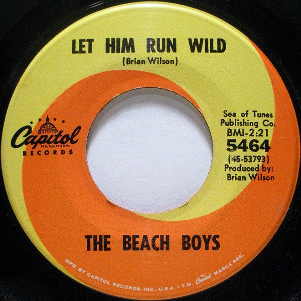 The Beach Boys - California Girls / Let Him Run Wild | Near Mint (NM) Near Mint (NM)