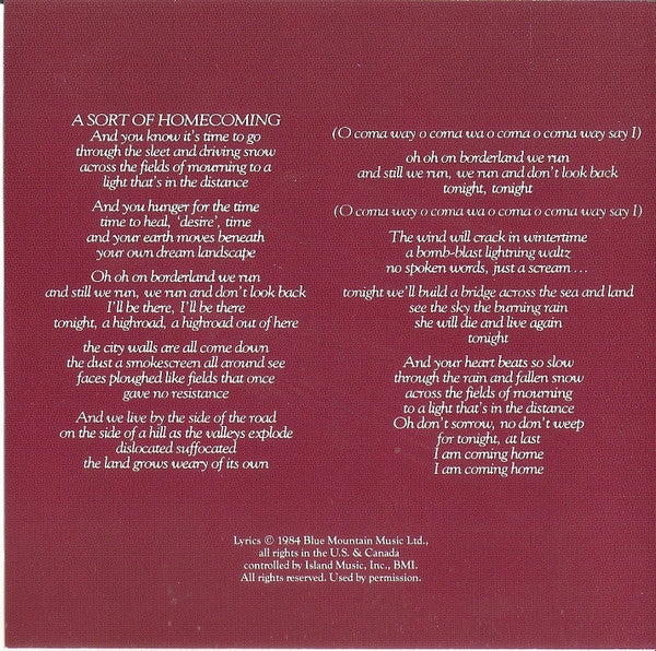 The Unforgettable Fire (CD) | Near Mint (NM) Near Mint (NM)