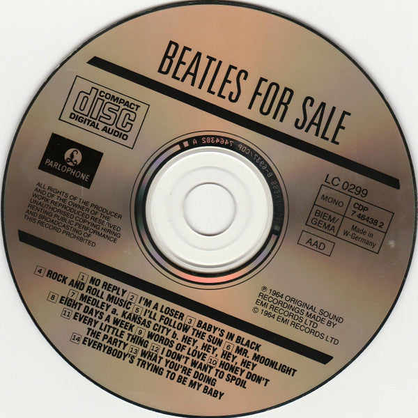 The Beatles - Beatles For Sale *CD-GERMANY* | Near Mint (NM) Near Mint (NM)