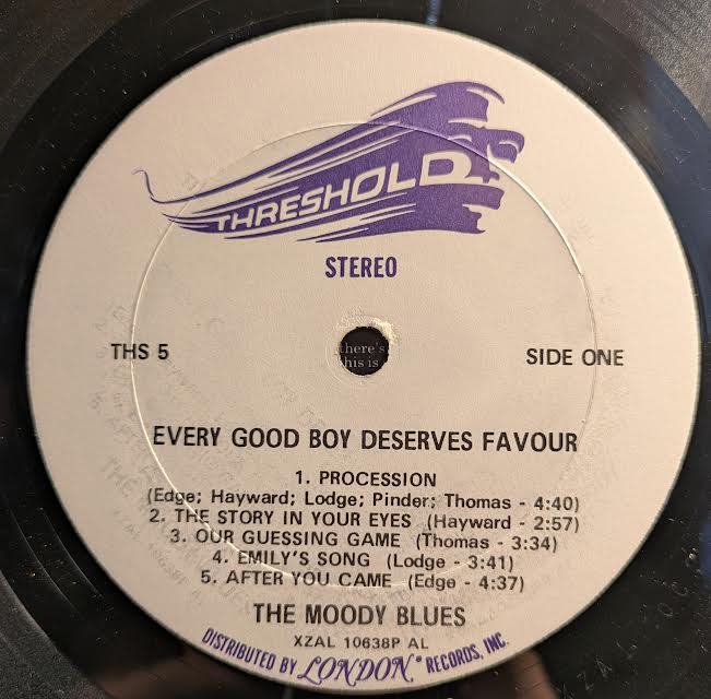 The Moody Blues - Every Good Boy Deserves Favour (VINYL) | Near Mint (NM) Near Mint (NM)