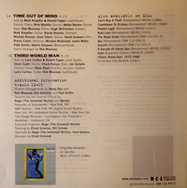 Steely Dan - Showbiz Kids (The Steely Dan Story 1972-1980) (2xCD) | Near Mint (NM) Near Mint (NM)