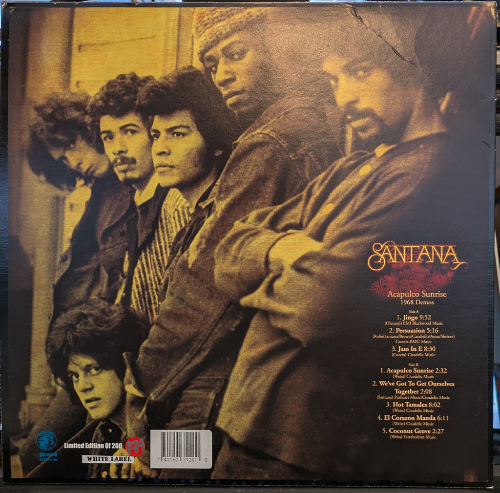 Santana - Acapulco Sunrise: 1968 Demos (VINYL) | Near Mint (NM) Excellent (EX)