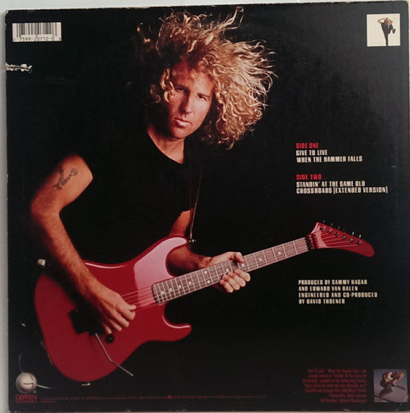 Sammy Hagar - Give To Live (VINYL) | Near Mint (NM) Near Mint (NM)