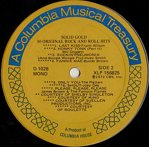 Various - Solid Gold / 30 Original Rock And Roll Hits | Near Mint (NM) Very Good Plus (VG+)