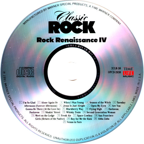 Various - Classic Rock - Rock Renaissance IV *CD* | Near Mint (NM) Near Mint (NM)