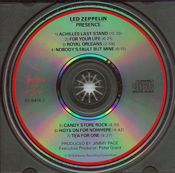 Led Zeppelin - Presence (CD) | Near Mint (NM) Near Mint (NM)