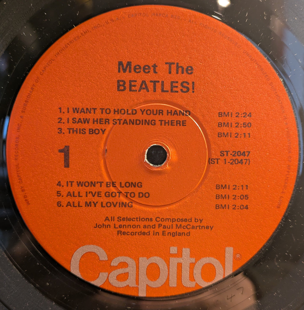 The Beatles - Meet The Beatles! (VINYL)(WINCHESTER REISSUE) | Near Mint (NM) Excellent+ (EX+)