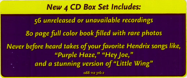 The Jimi Hendrix Experience - The Jimi Hendrix Experience (4xCD VELVET BOX) | Near Mint (NM or M-)