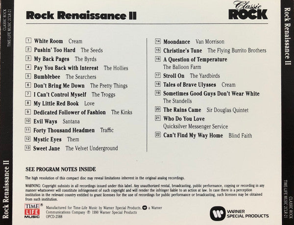 Various - Classic Rock - Rock Renaissance II *CD* | Near Mint (NM) Near Mint (NM)
