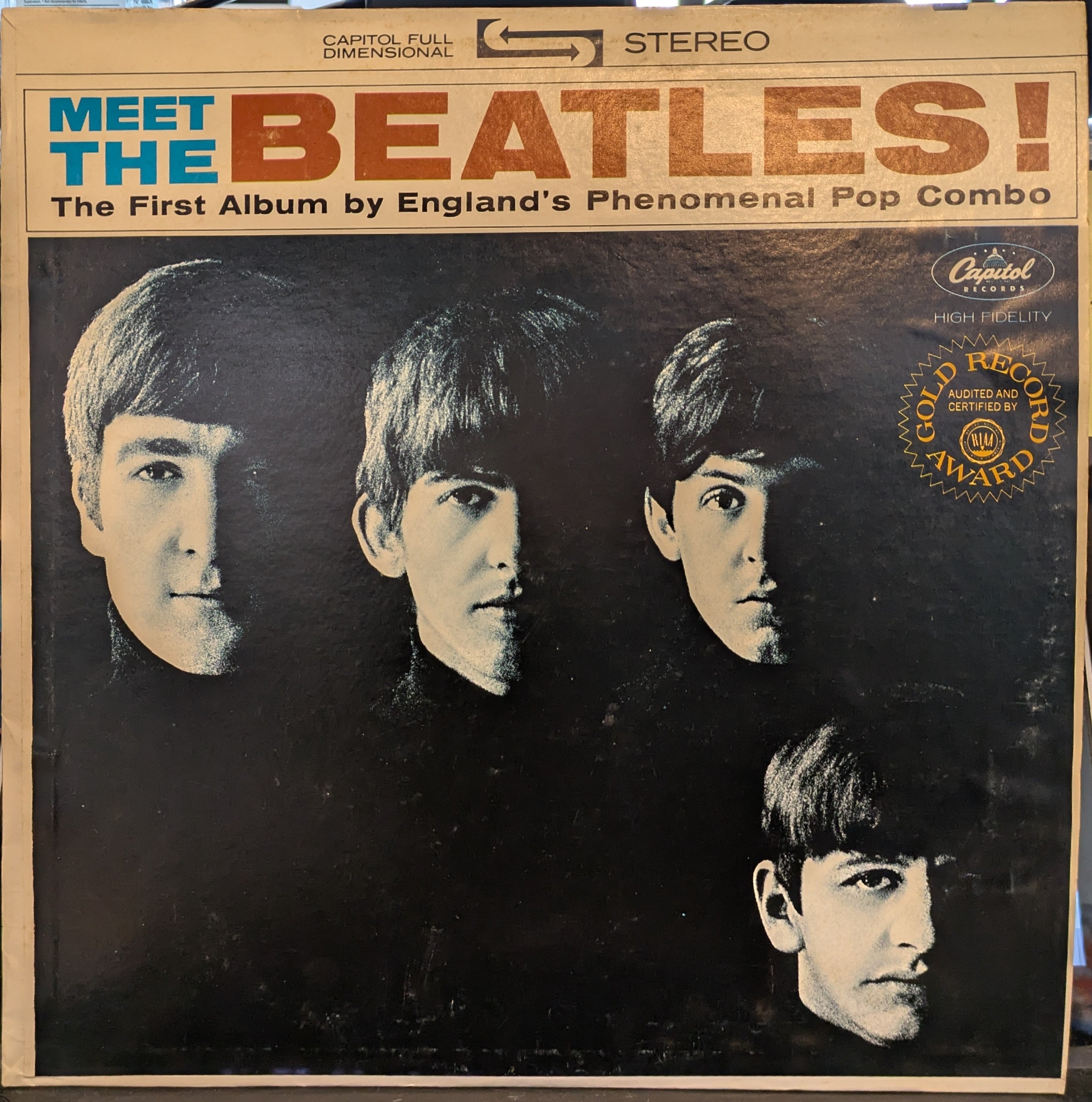 The Beatles - Meet The Beatles! (VINYL)(WINCHESTER REISSUE) | Near Mint (NM) Excellent+ (EX+)
