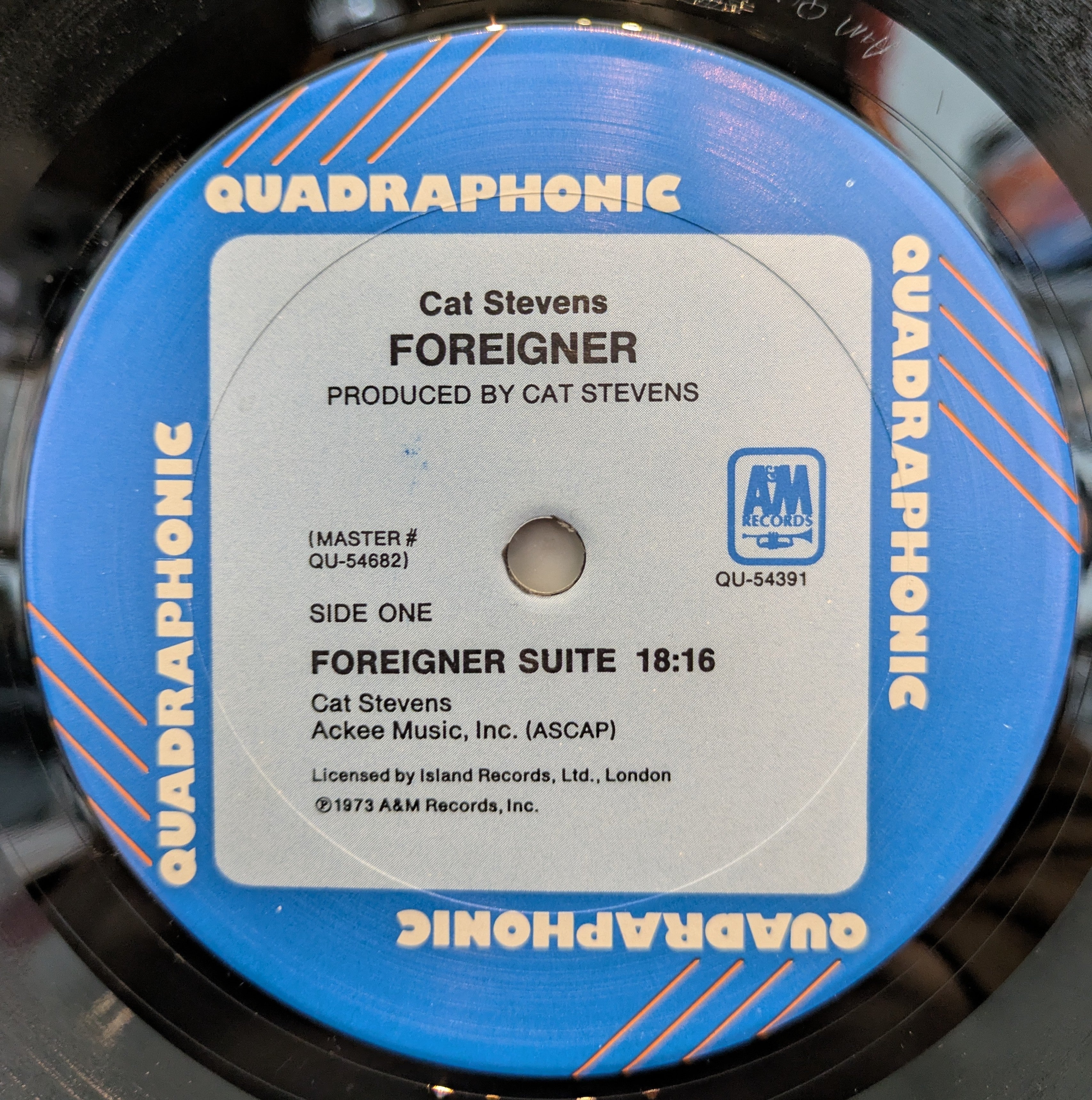 Cat Stevens - Foreigner (QUADRAPHONIC VINYL) | Near Mint (NM) Excellent (EX)