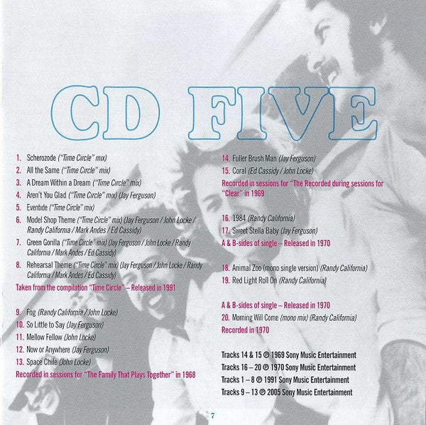 Spirit (8) - It Shall Be: The Ode & Epic Recordings 1968-1972 *5XCD BOX* | Excellent (EX) Near Mint (NM)