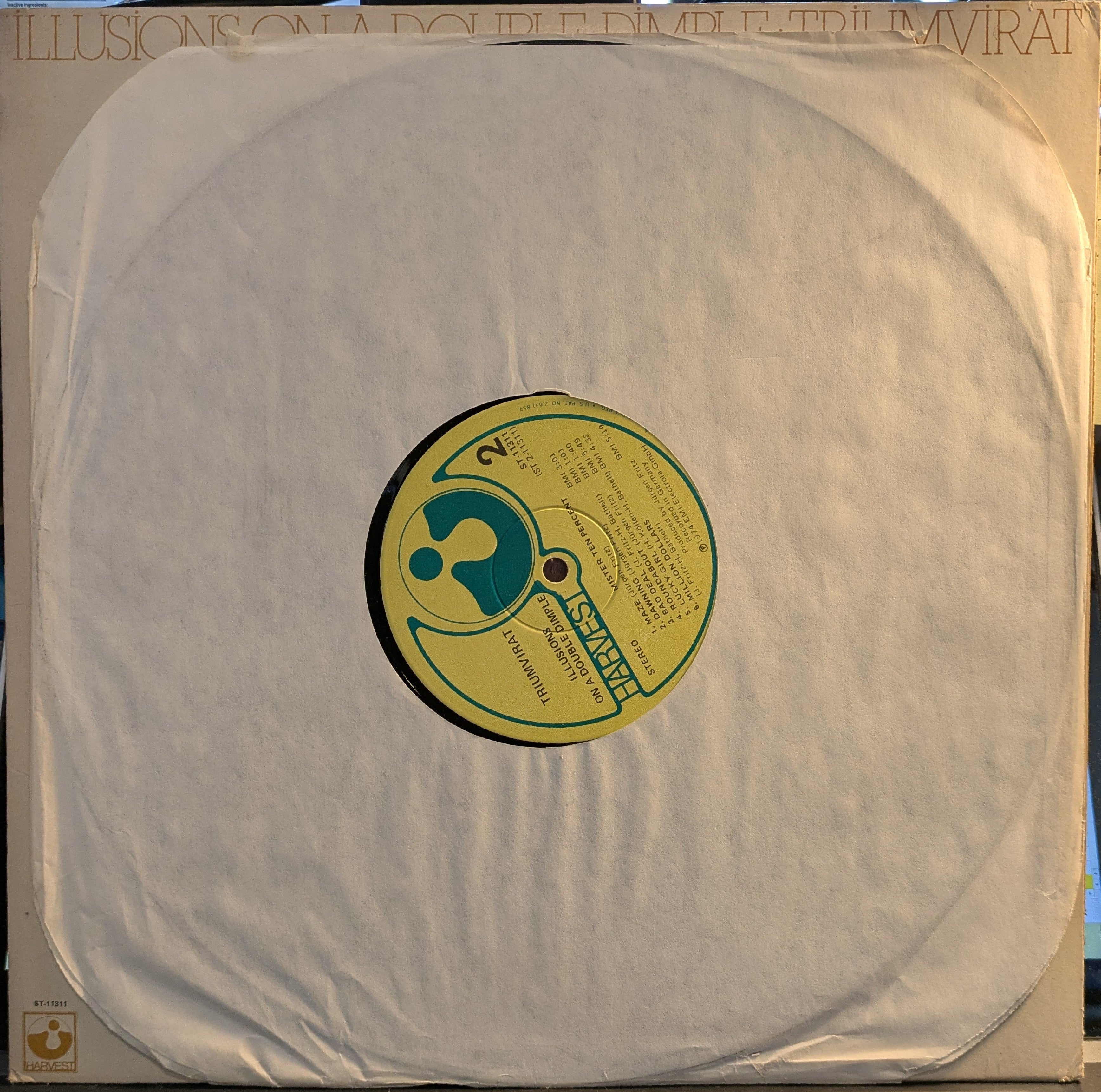 Triumvirat - Illusions On A Double Dimple (VINYL) | Near Mint (NM) Excellent+ (EX+)