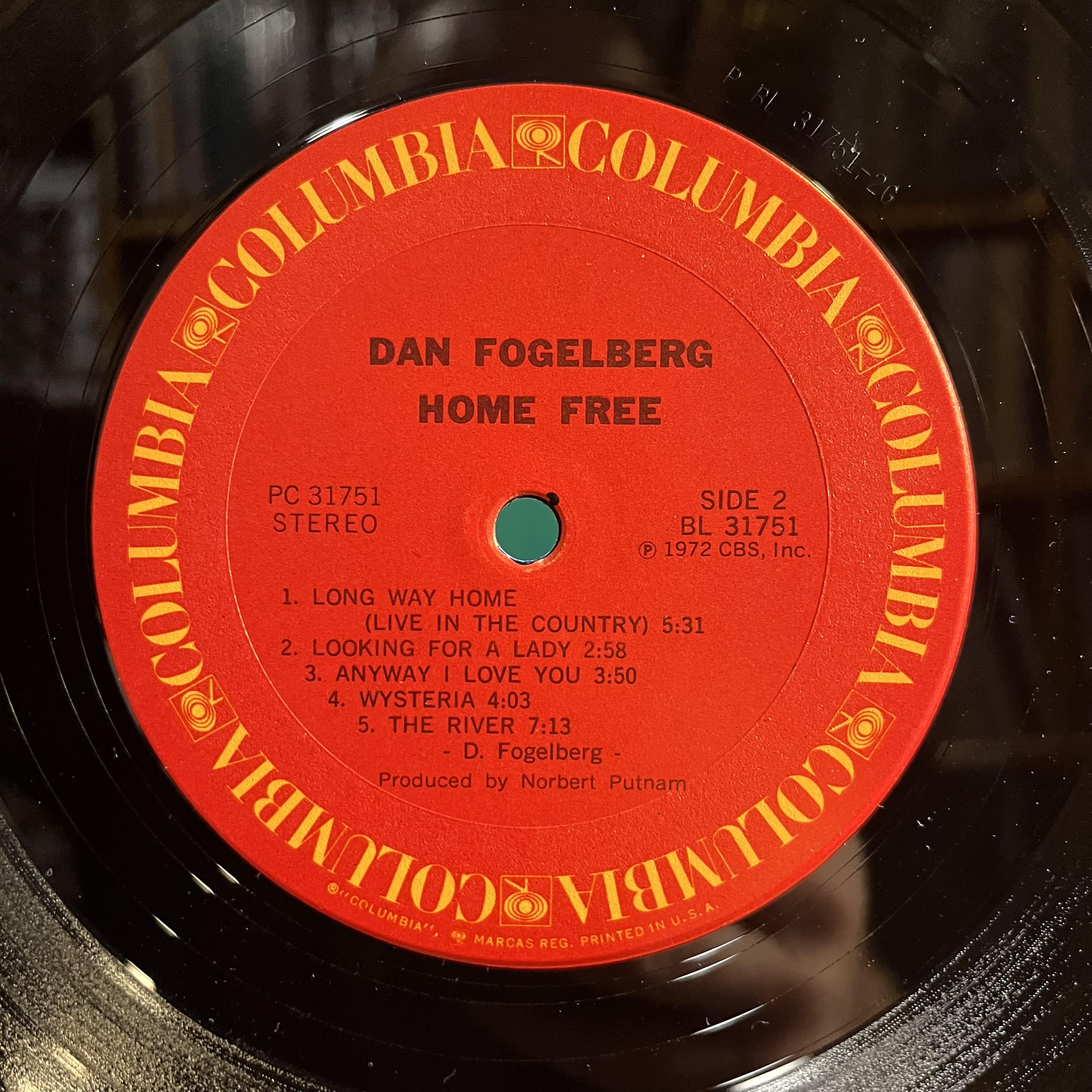 Dan Fogelberg - Home Free | Near Mint (NM) Excellent (EX)
