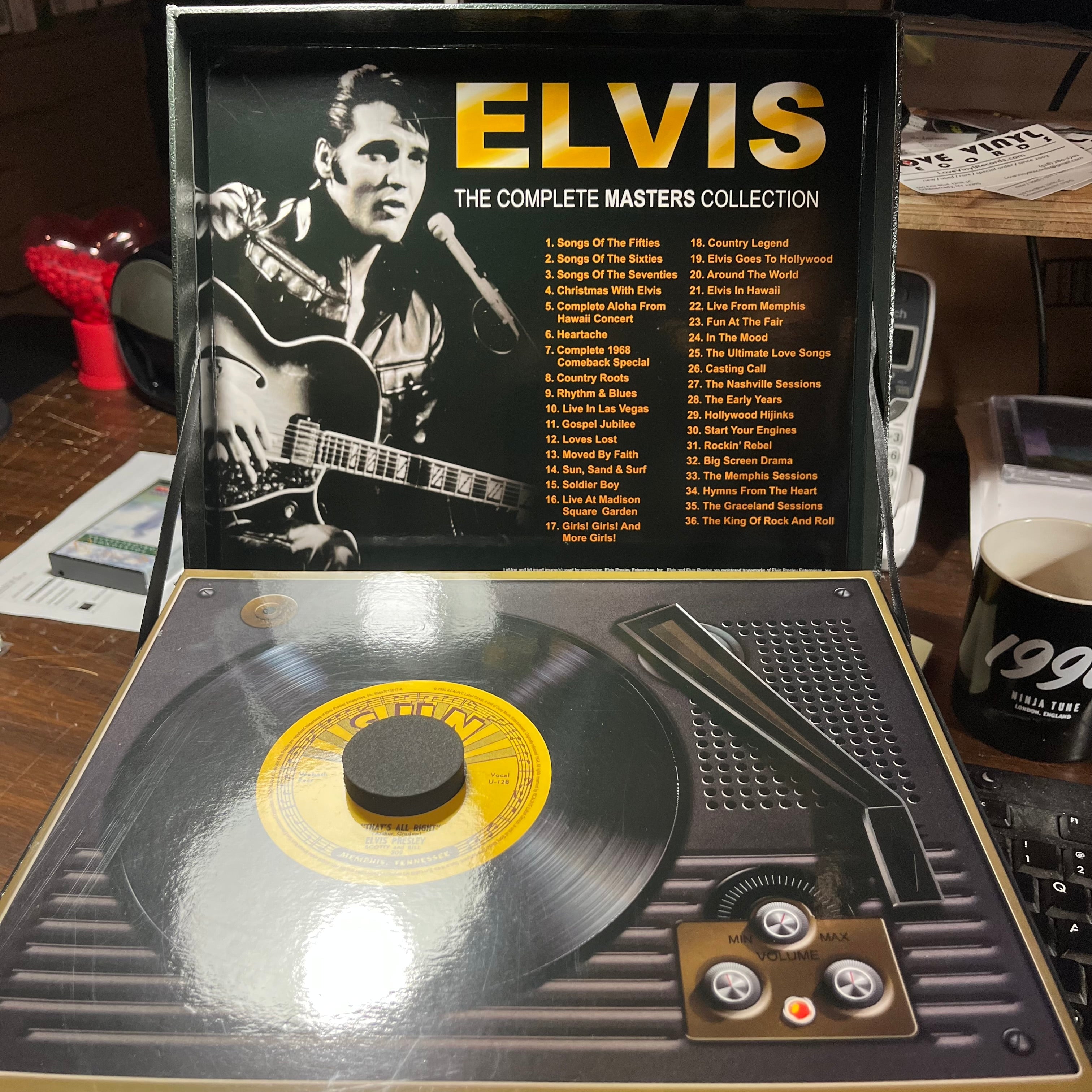 Elvis Presley - The Complete Masters Collection (36xCD 7" VINYL BOX SET) | Near Mint (NM or M-)