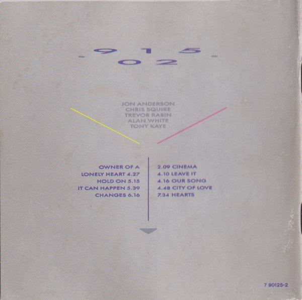 Yes - 90125 | Near Mint (NM) Near Mint (NM)