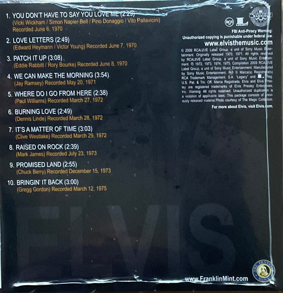 Elvis Presley - The Complete Masters Collection (36xCD 7" VINYL BOX SET) | Near Mint (NM or M-)