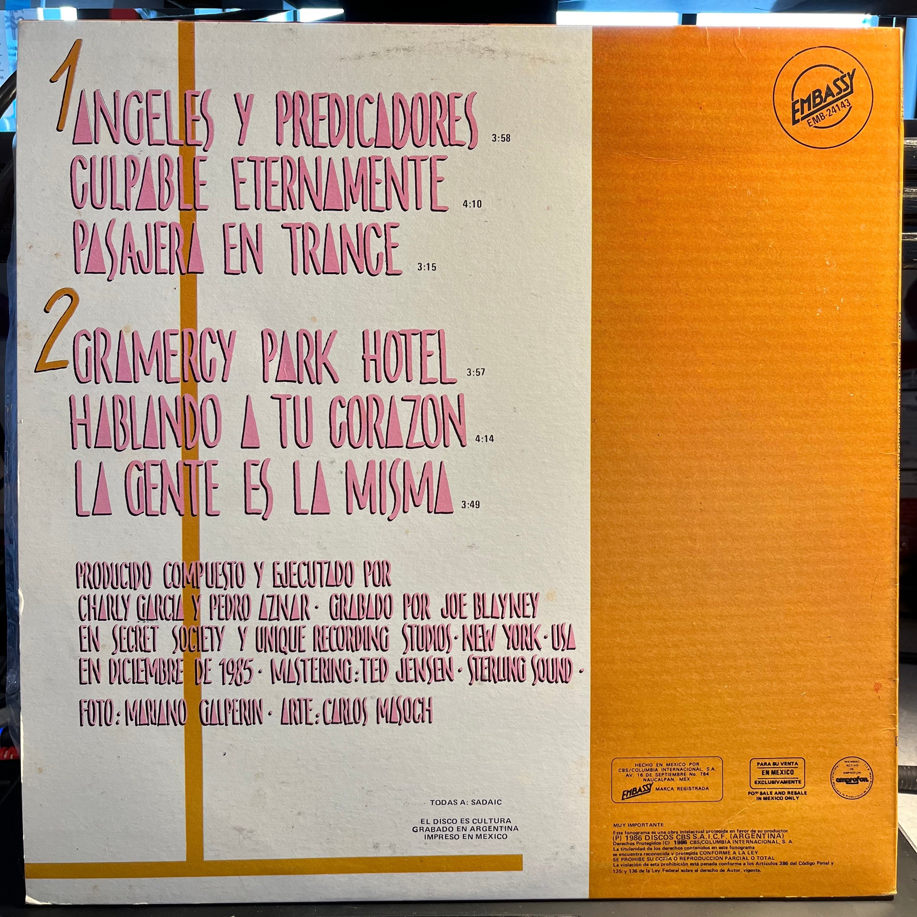 Charly Garcia - Pedro Aznar - Tango | Near Mint (NM) Very Good Plus (VG+)