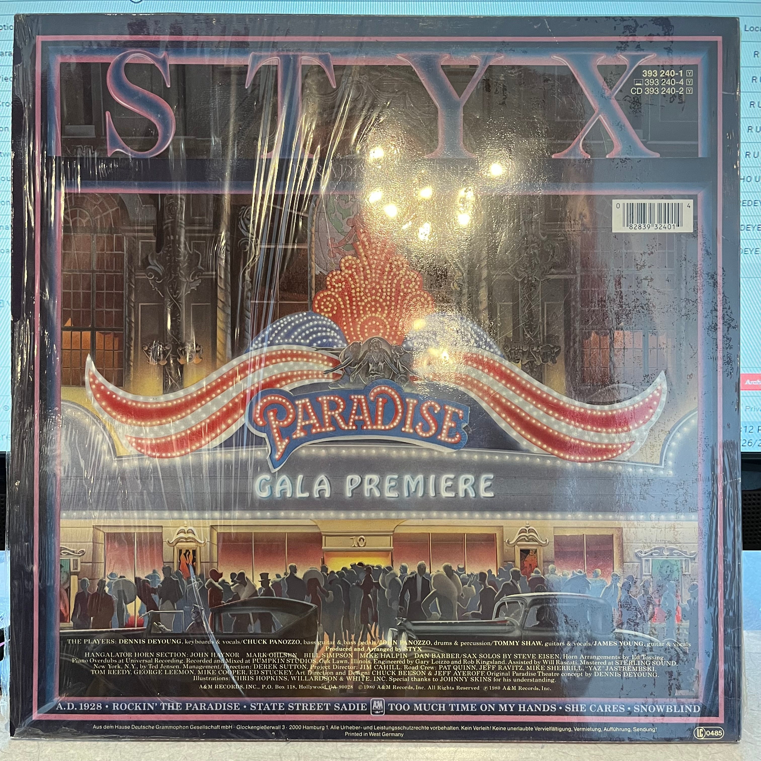 Styx - Paradise Theatre *GERMAN* | Near Mint (NM) Near Mint (NM)