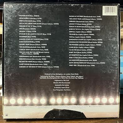 Bruce Springsteen & The E-Street Band - Live / 1975-85 (5xVINYL BOX) | Near Mint (NM or M-) Very Good Plus (VG+)