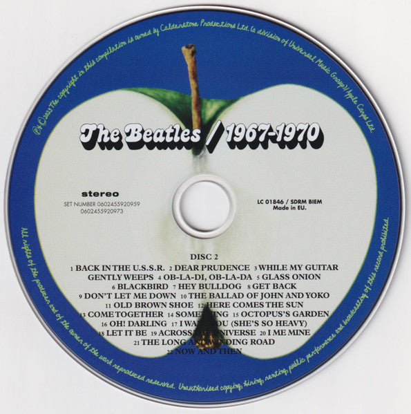 The Beatles - 1967-1970 | Near Mint (NM) Near Mint (NM)