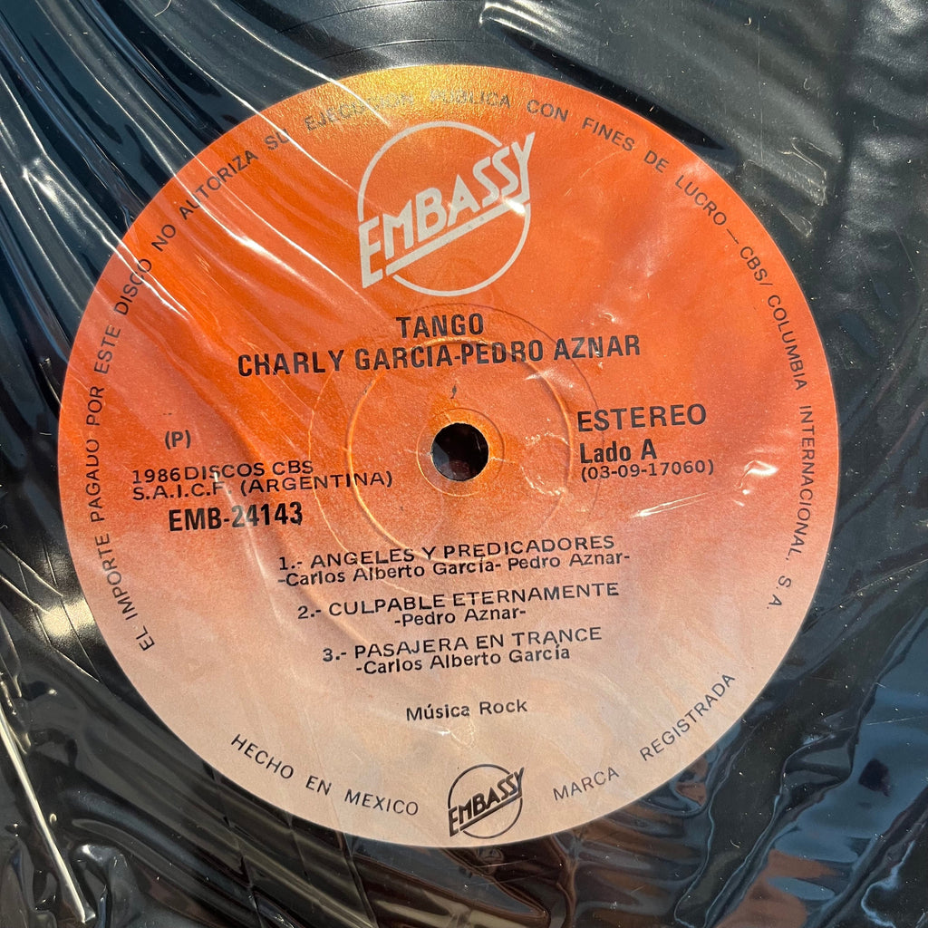 Charly Garcia - Pedro Aznar - Tango | Near Mint (NM) Very Good Plus (VG+)