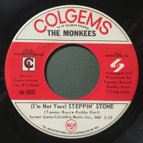 The Monkees - I'm A Believer / (I'm Not Your) Steppin' Stone | Very Good Plus (VG+) Very Good Plus (VG+)