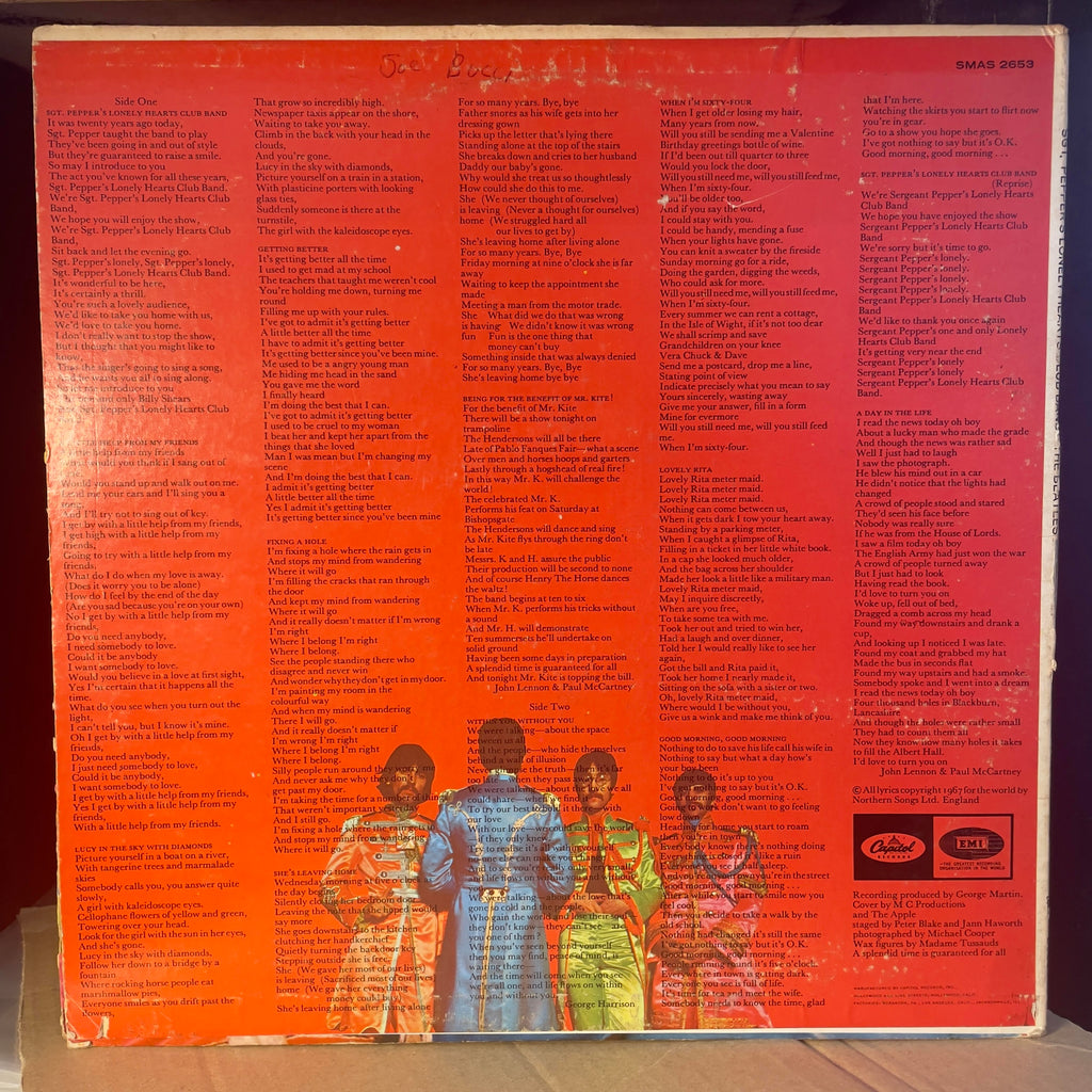 The Beatles - Sgt. Pepper's Lonely Hearts Club Band (VINYL) | Very Good Plus (VG+) Very Good Plus (VG+)